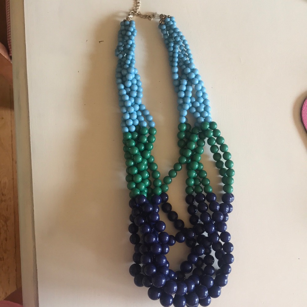 Tri color necklace